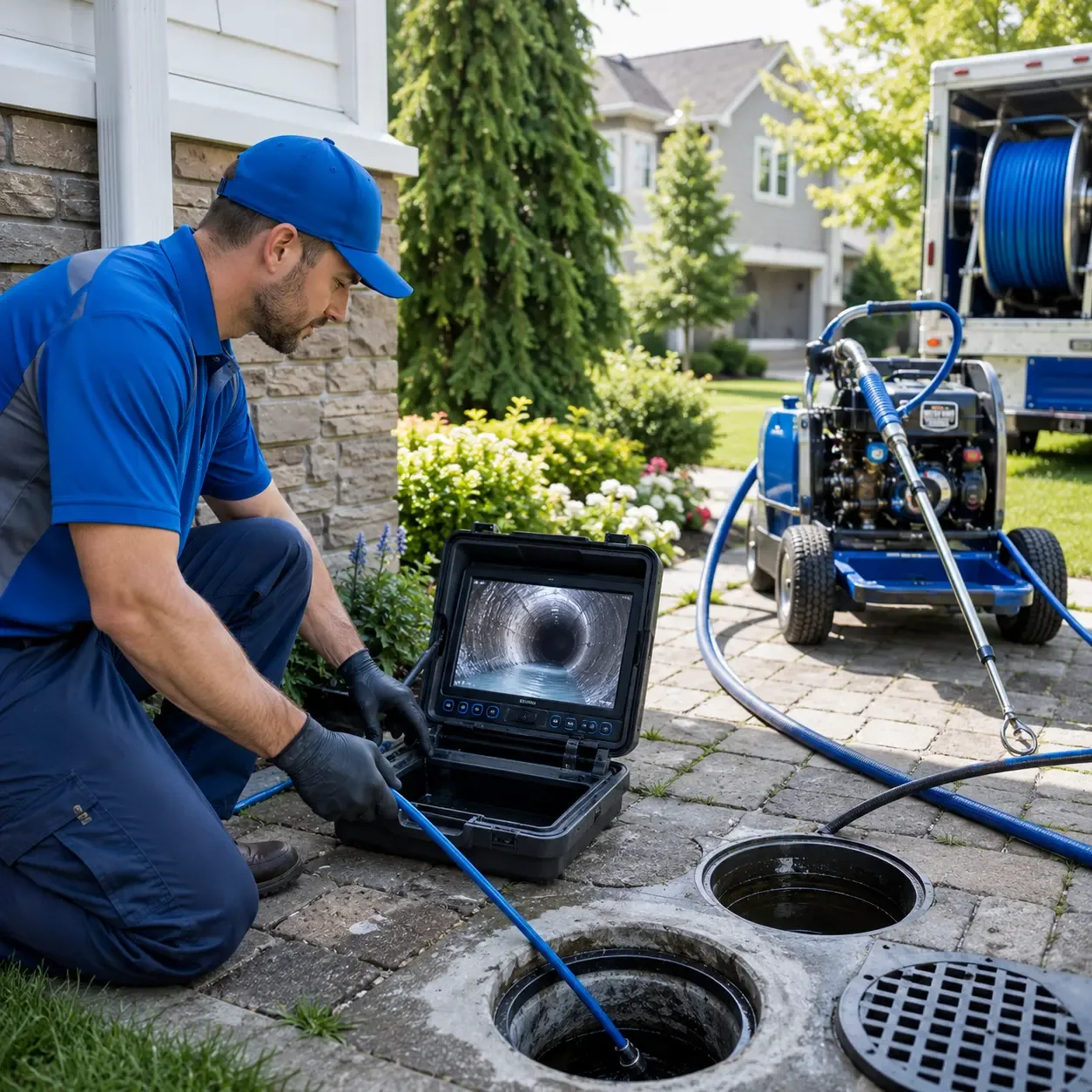 Outdoor drain cleaning professionals serving Brimfield, IL